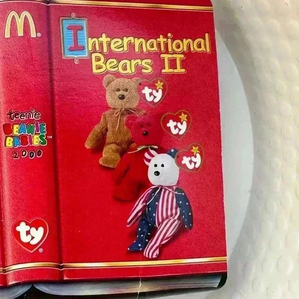 TY Teenie Beanie Baby GERMANIA Bear McDonalds Vintage International/open back